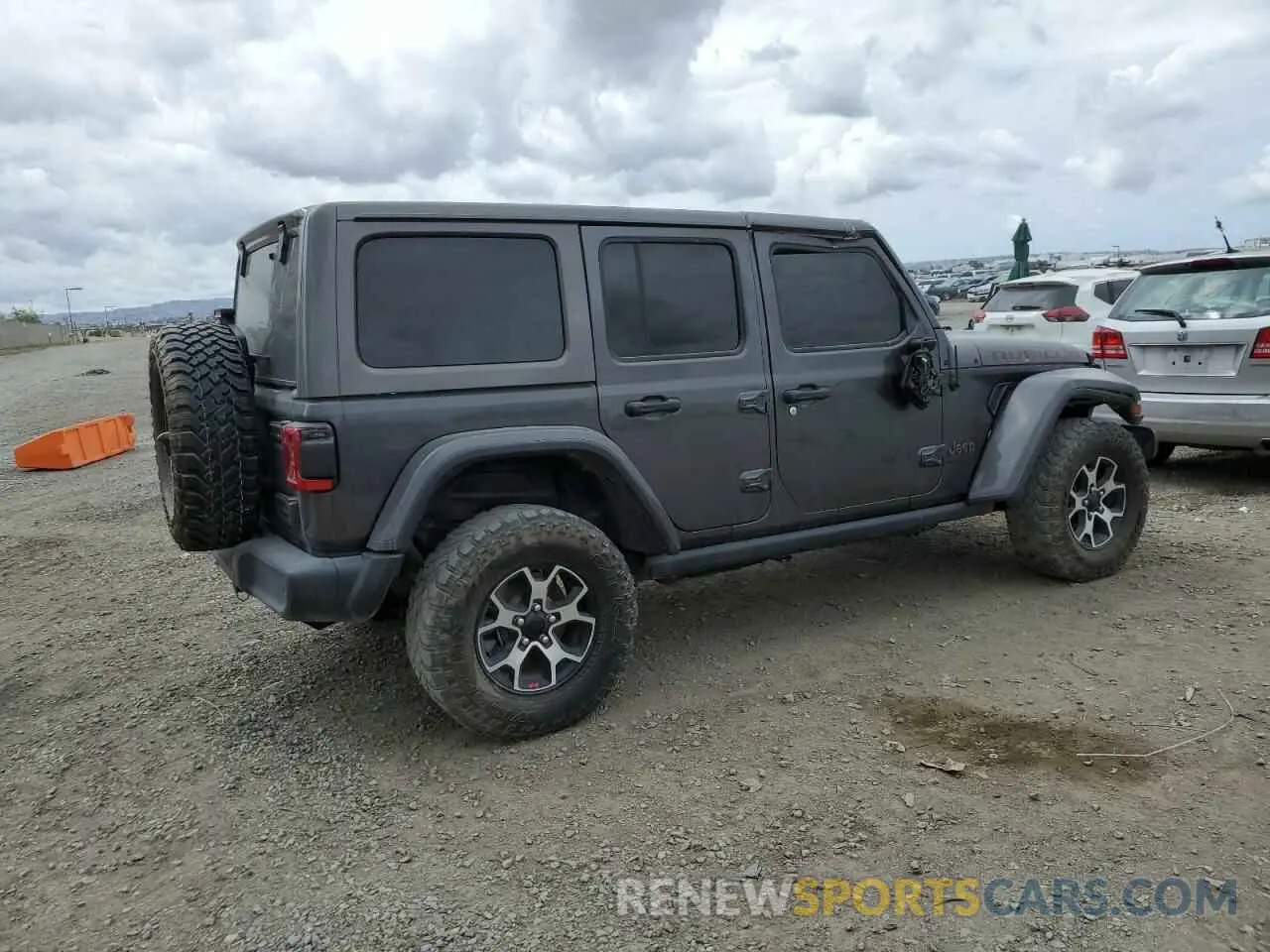 3 fotografías del automóvil dañado 1C4JJXFMXMW536204 JEEP WRANGLER 2021