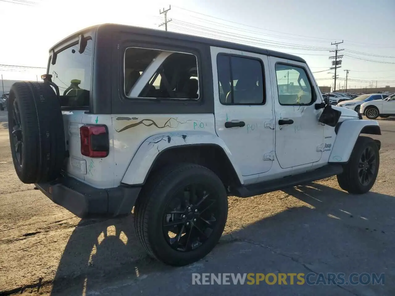 3 fotografías del automóvil dañado 1C4JJXP60MW800921 JEEP WRANGLER 2021
