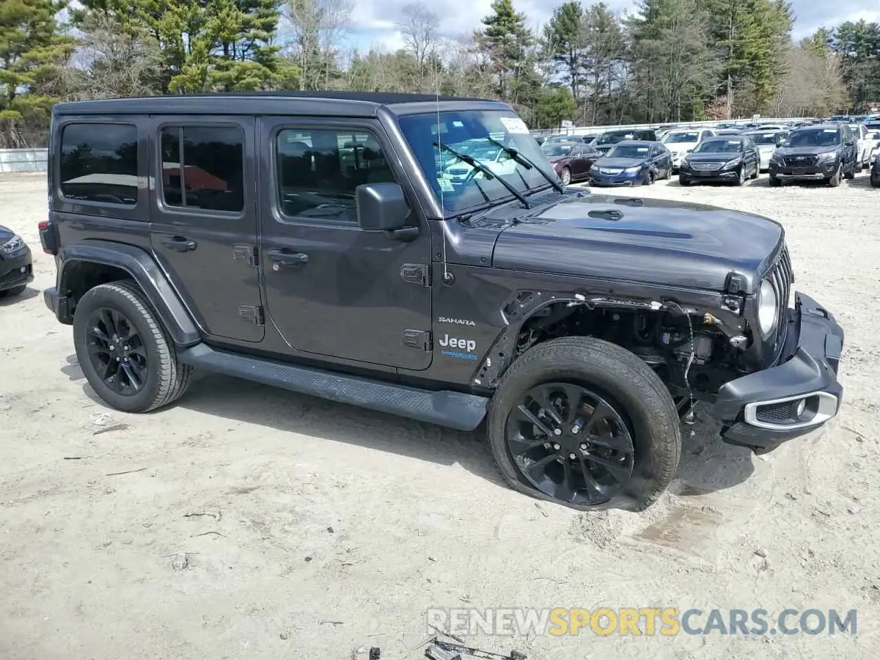 4 fotografías del automóvil dañado 1C4JJXP61MW644758 JEEP WRANGLER 2021