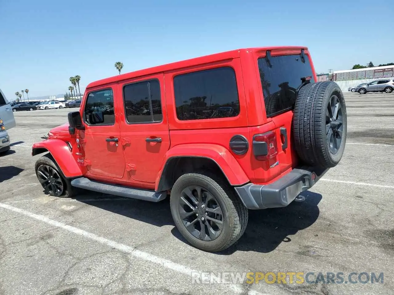 2 fotografías del automóvil dañado 1C4JJXP64MW766076 JEEP WRANGLER 2021