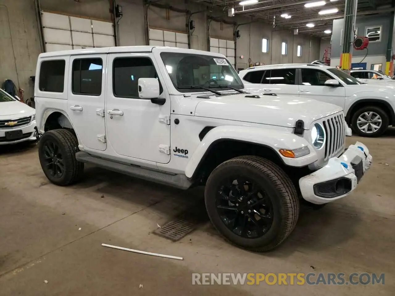 4 fotografías del automóvil dañado 1C4JJXP67MW643405 JEEP WRANGLER 2021
