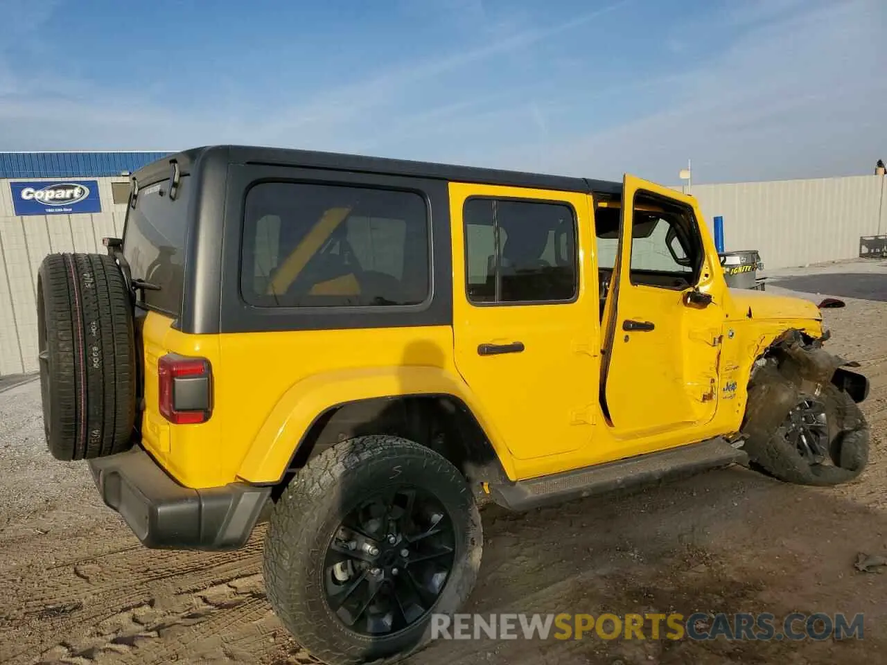 3 fotografías del automóvil dañado 1C4JJXP6XMW782623 JEEP WRANGLER 2021