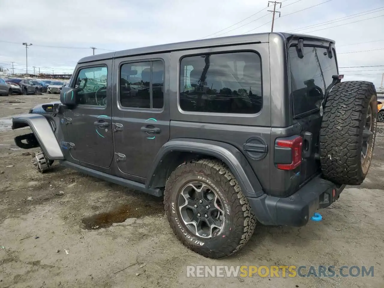 2 fotografías del automóvil dañado 1C4JJXR60MW840428 JEEP WRANGLER 2021