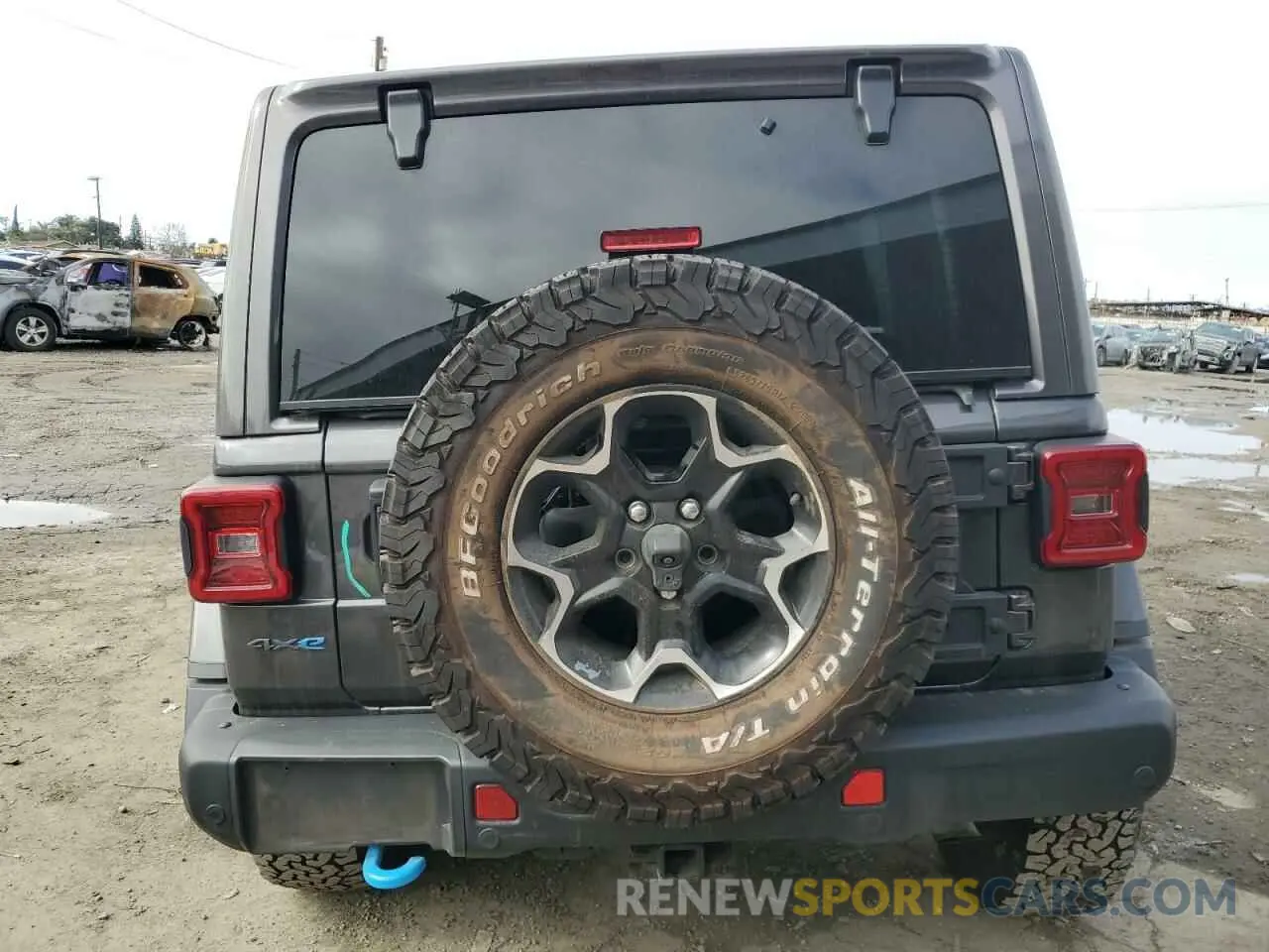 6 fotografías del automóvil dañado 1C4JJXR60MW840428 JEEP WRANGLER 2021