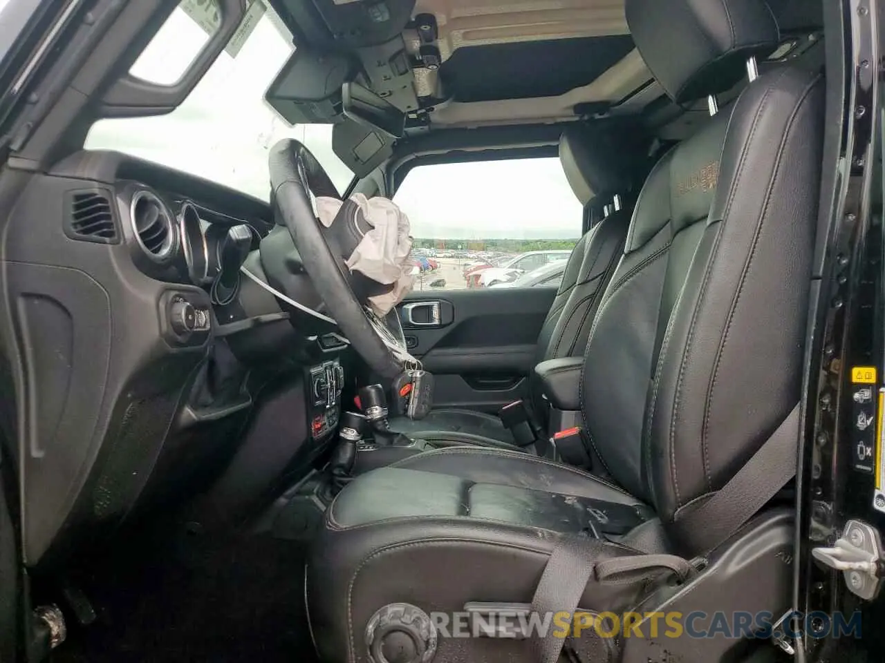 7 fotografías del automóvil dañado 1C4JJXSJ0MW735810 JEEP WRANGLER 2021