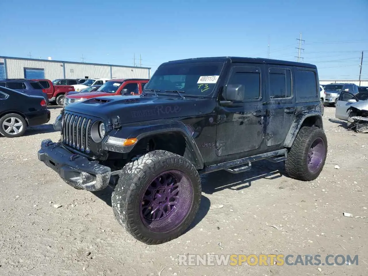 1 fotografías del automóvil dañado 1C4JJXSJXMW712132 JEEP WRANGLER 2021