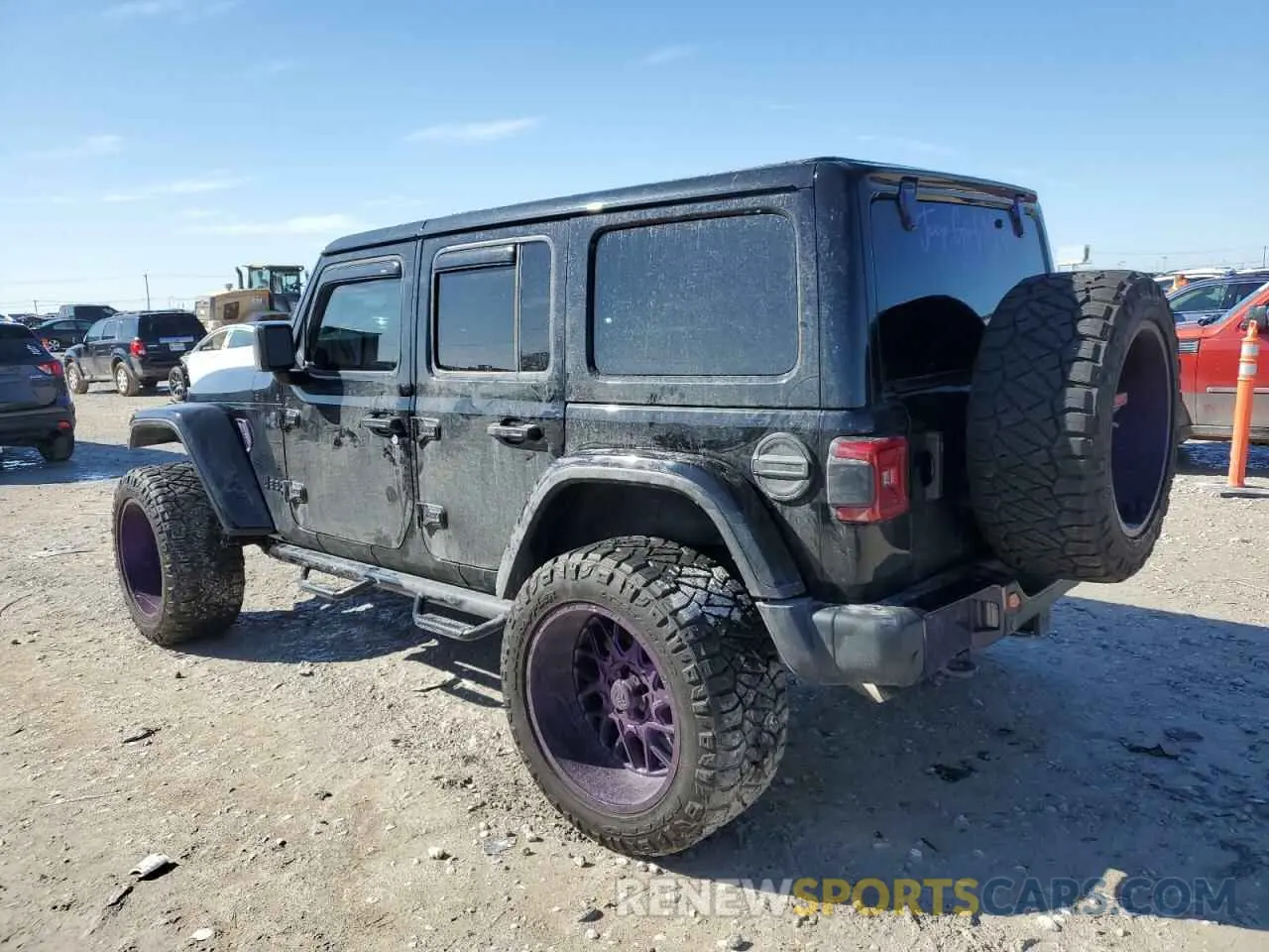 2 fotografías del automóvil dañado 1C4JJXSJXMW712132 JEEP WRANGLER 2021