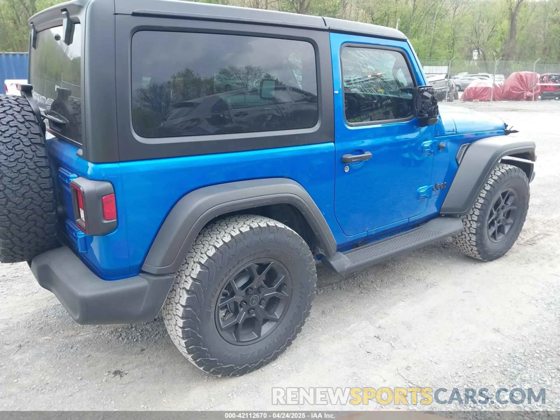 4 fotografías del automóvil dañado 1C4GJXAG0NW145642 JEEP WRANGLER 2022