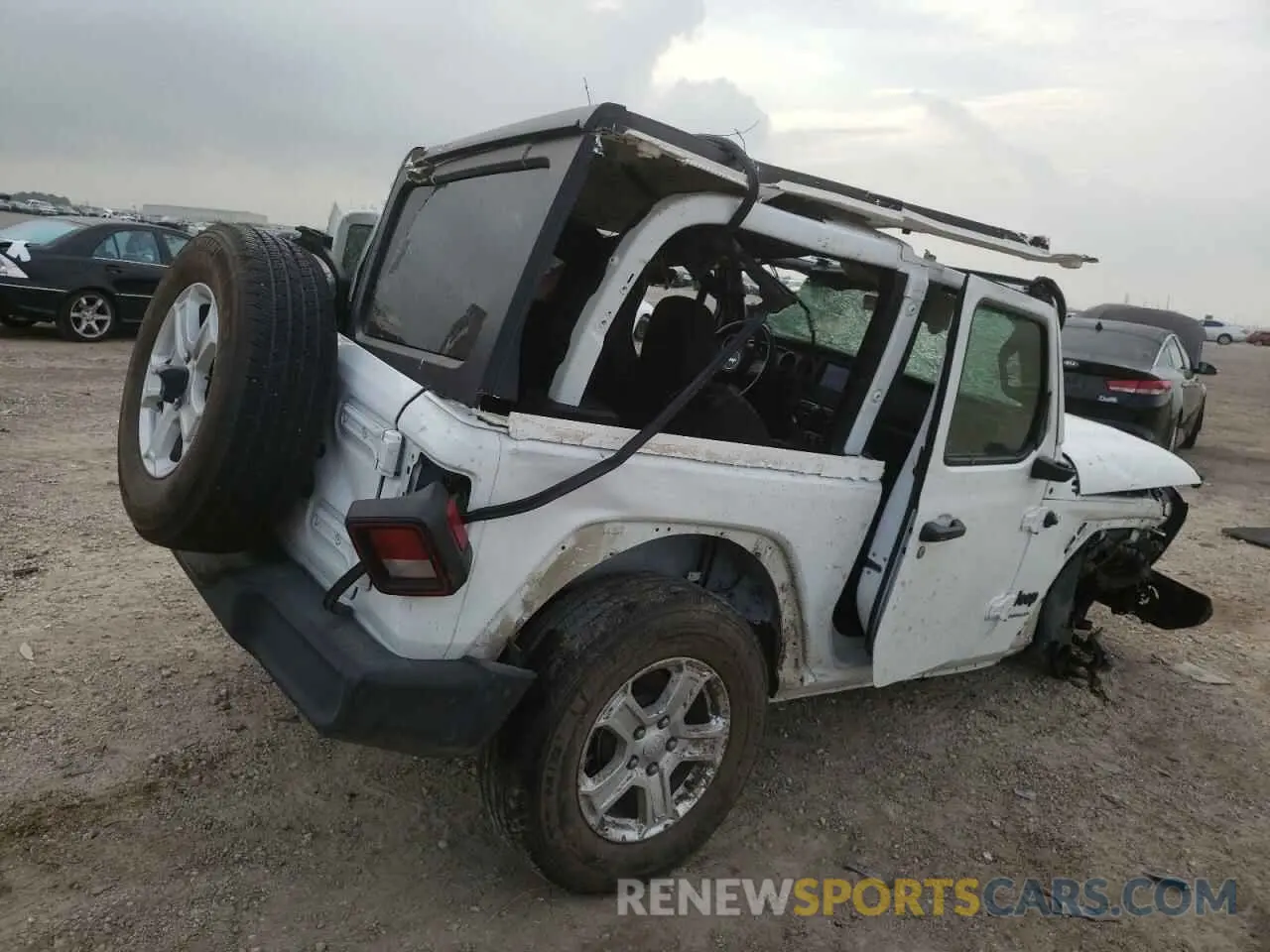 3 fotografías del automóvil dañado 1C4GJXAG3NW151208 JEEP WRANGLER 2022