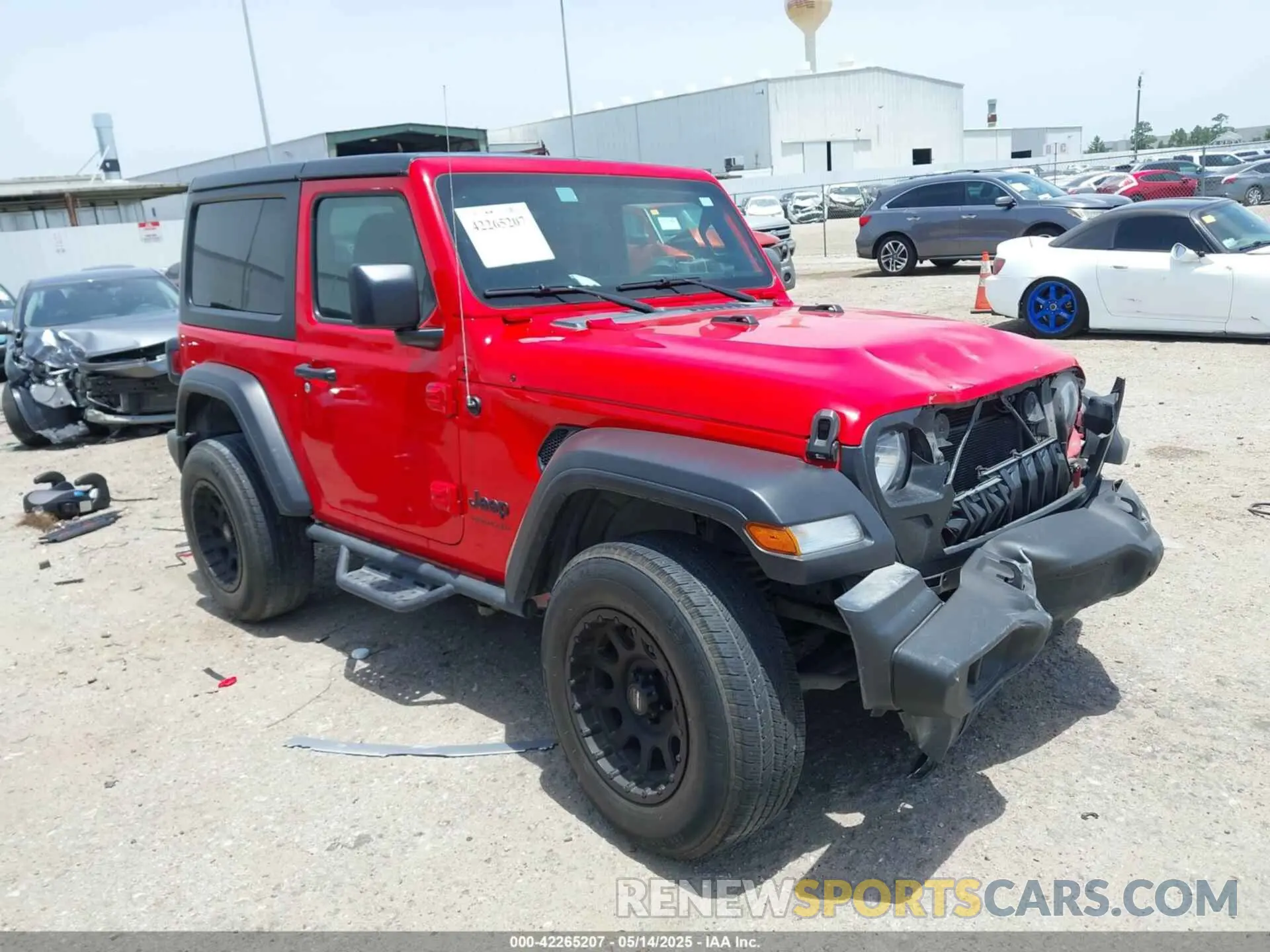 1 fotografías del automóvil dañado 1C4GJXAG3NW195967 JEEP WRANGLER 2022