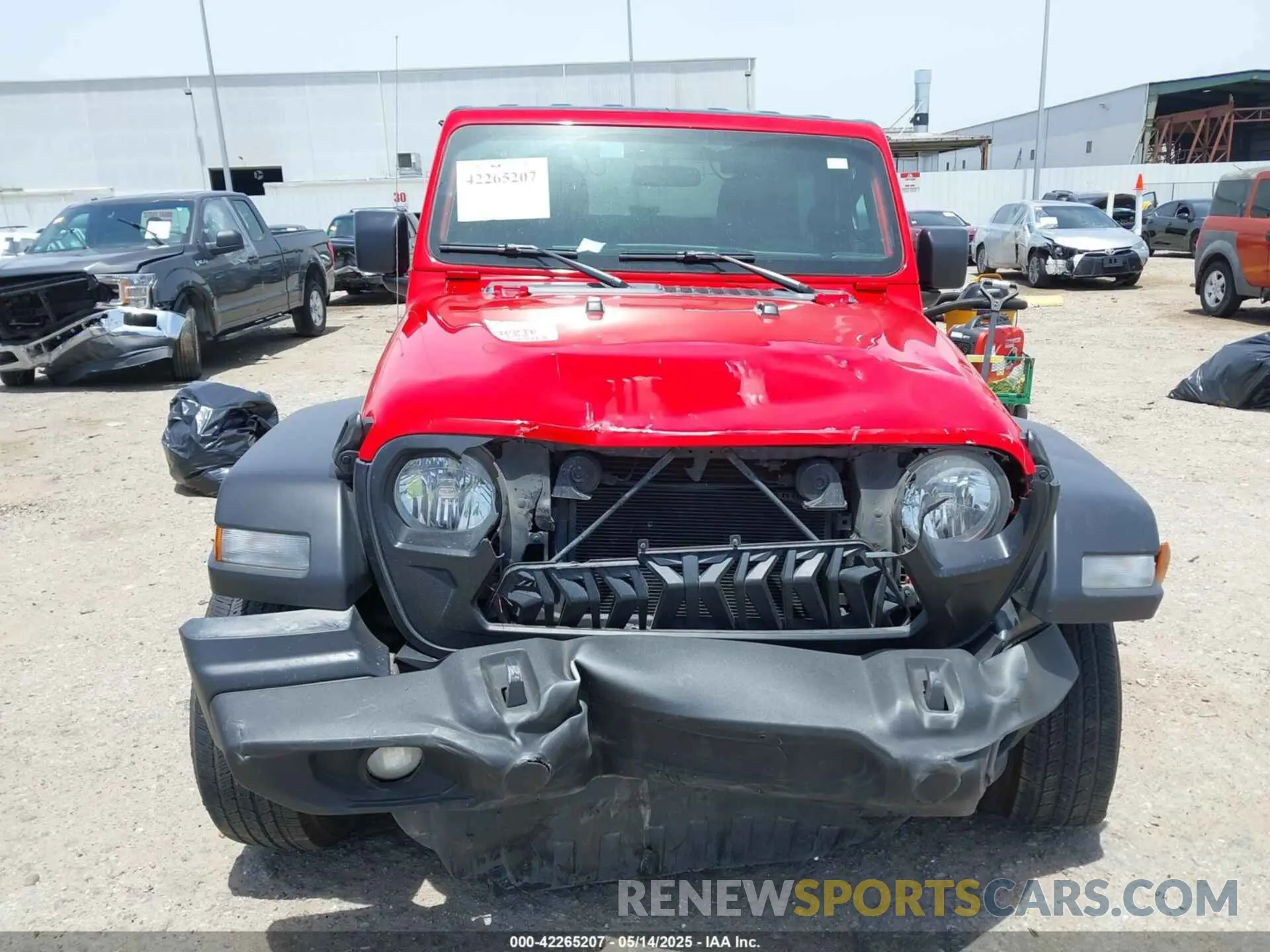 12 fotografías del automóvil dañado 1C4GJXAG3NW195967 JEEP WRANGLER 2022