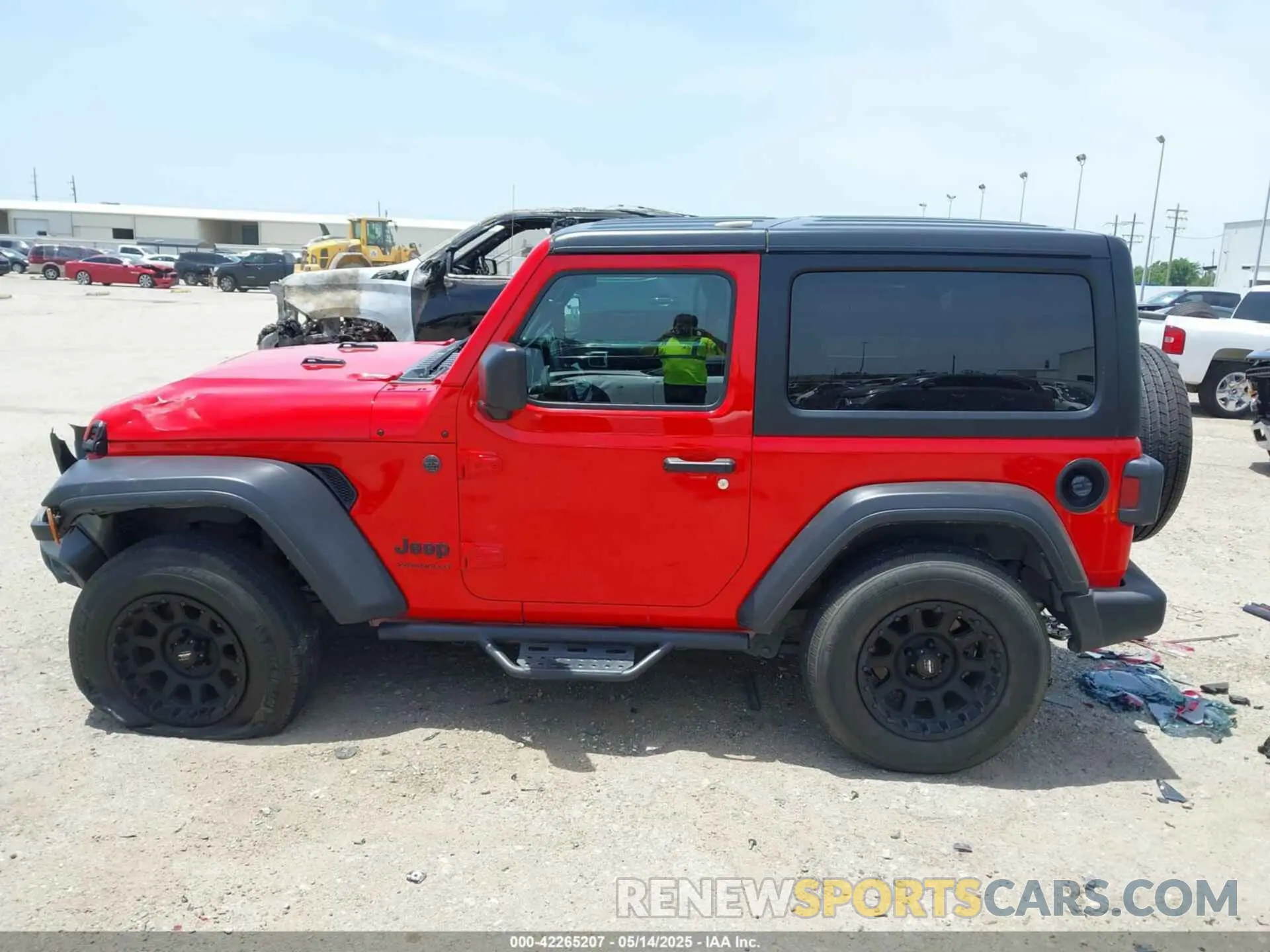 14 fotografías del automóvil dañado 1C4GJXAG3NW195967 JEEP WRANGLER 2022