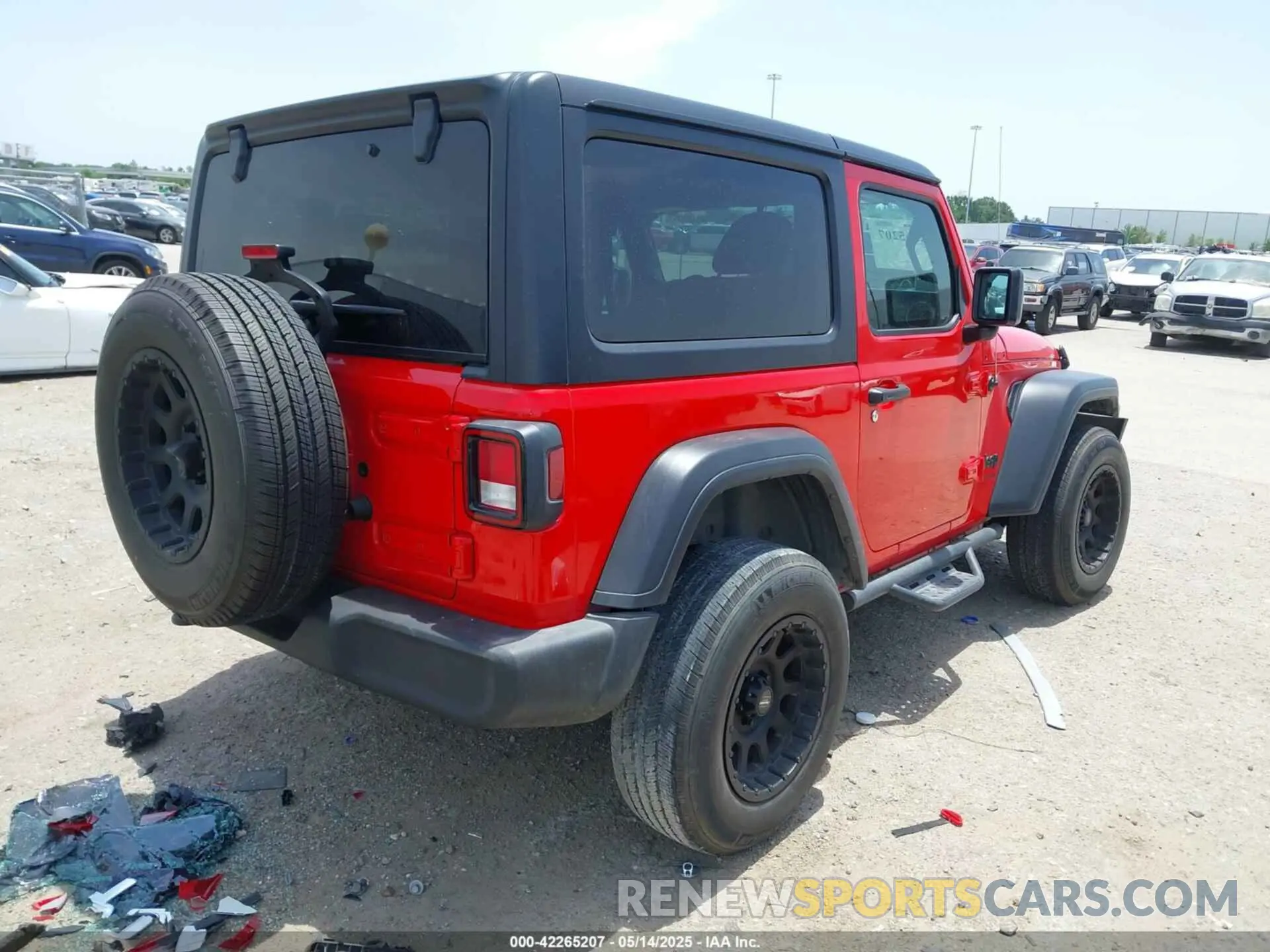 4 fotografías del automóvil dañado 1C4GJXAG3NW195967 JEEP WRANGLER 2022
