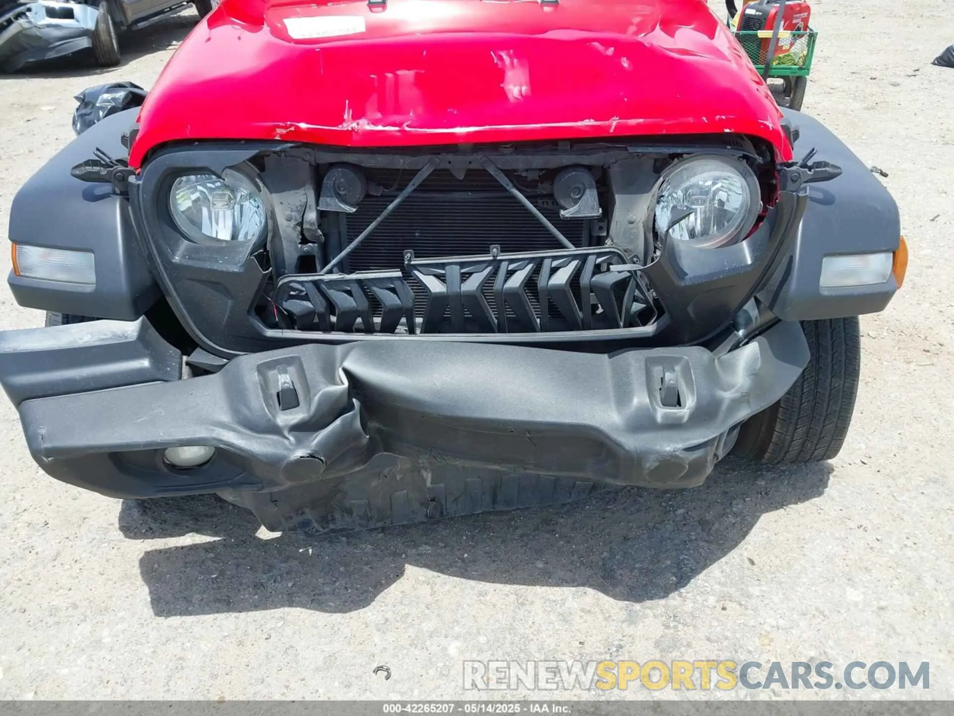 6 fotografías del automóvil dañado 1C4GJXAG3NW195967 JEEP WRANGLER 2022