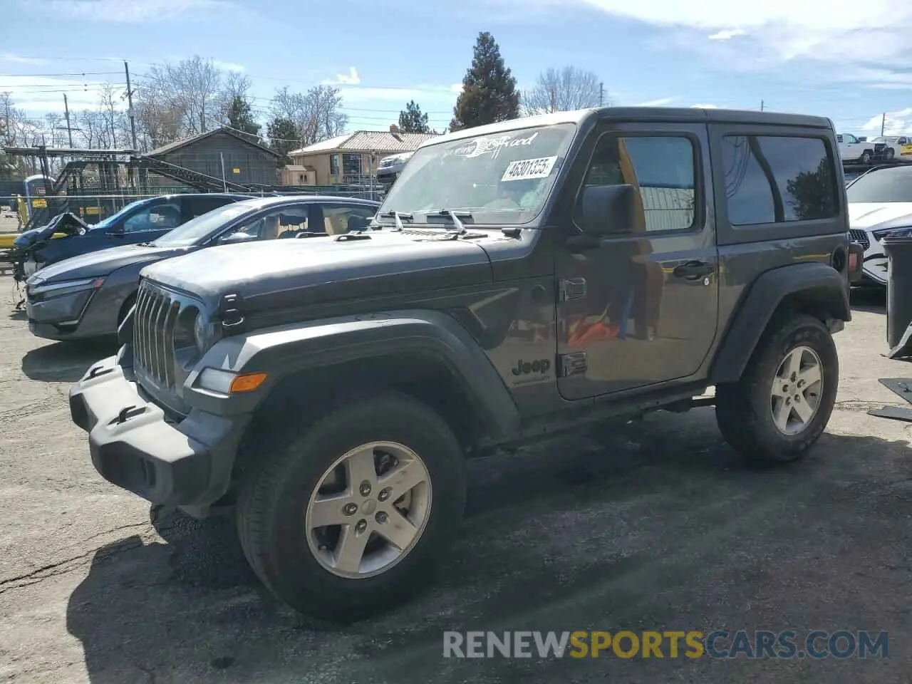 1 fotografías del automóvil dañado 1C4GJXAG7NW203889 JEEP WRANGLER 2022