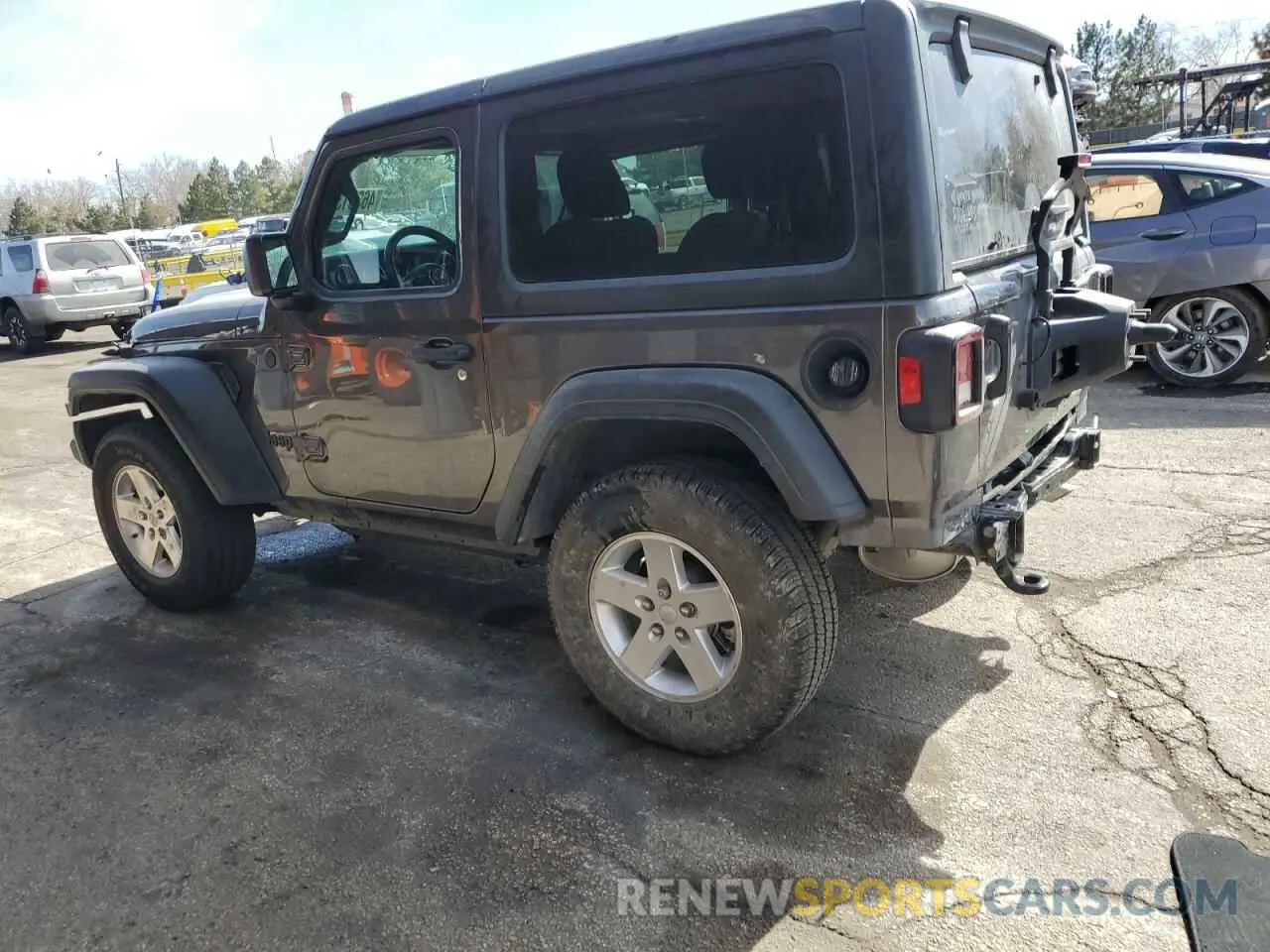 2 fotografías del automóvil dañado 1C4GJXAG7NW203889 JEEP WRANGLER 2022