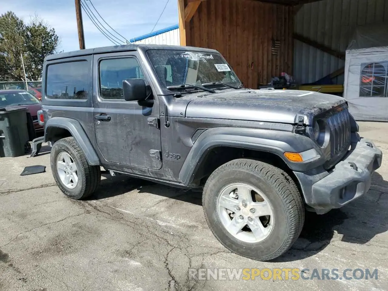 4 fotografías del automóvil dañado 1C4GJXAG7NW203889 JEEP WRANGLER 2022