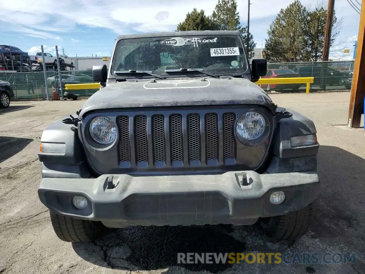 5 fotografías del automóvil dañado 1C4GJXAG7NW203889 JEEP WRANGLER 2022