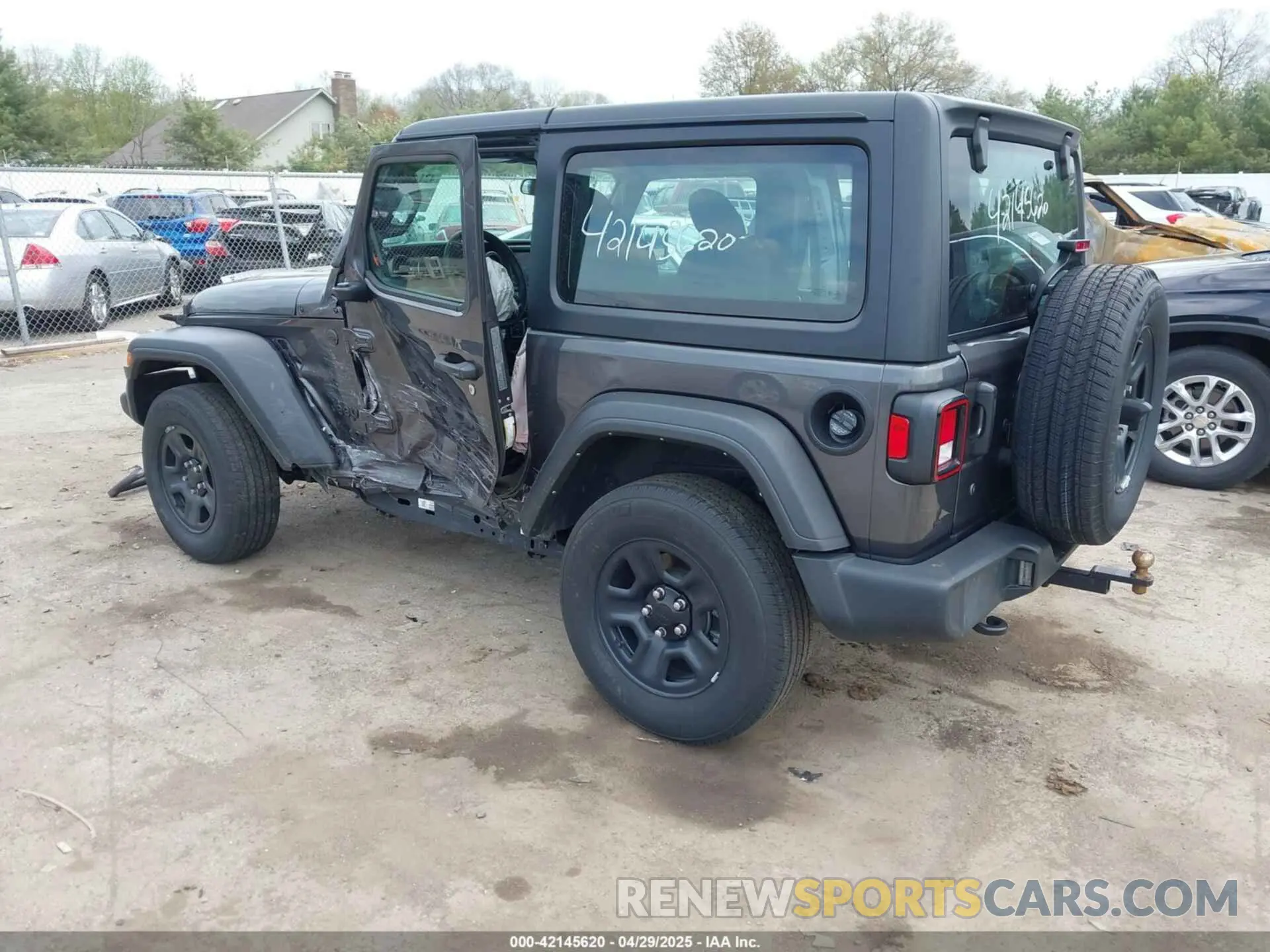 3 fotografías del automóvil dañado 1C4GJXAN8NW223101 JEEP WRANGLER 2022