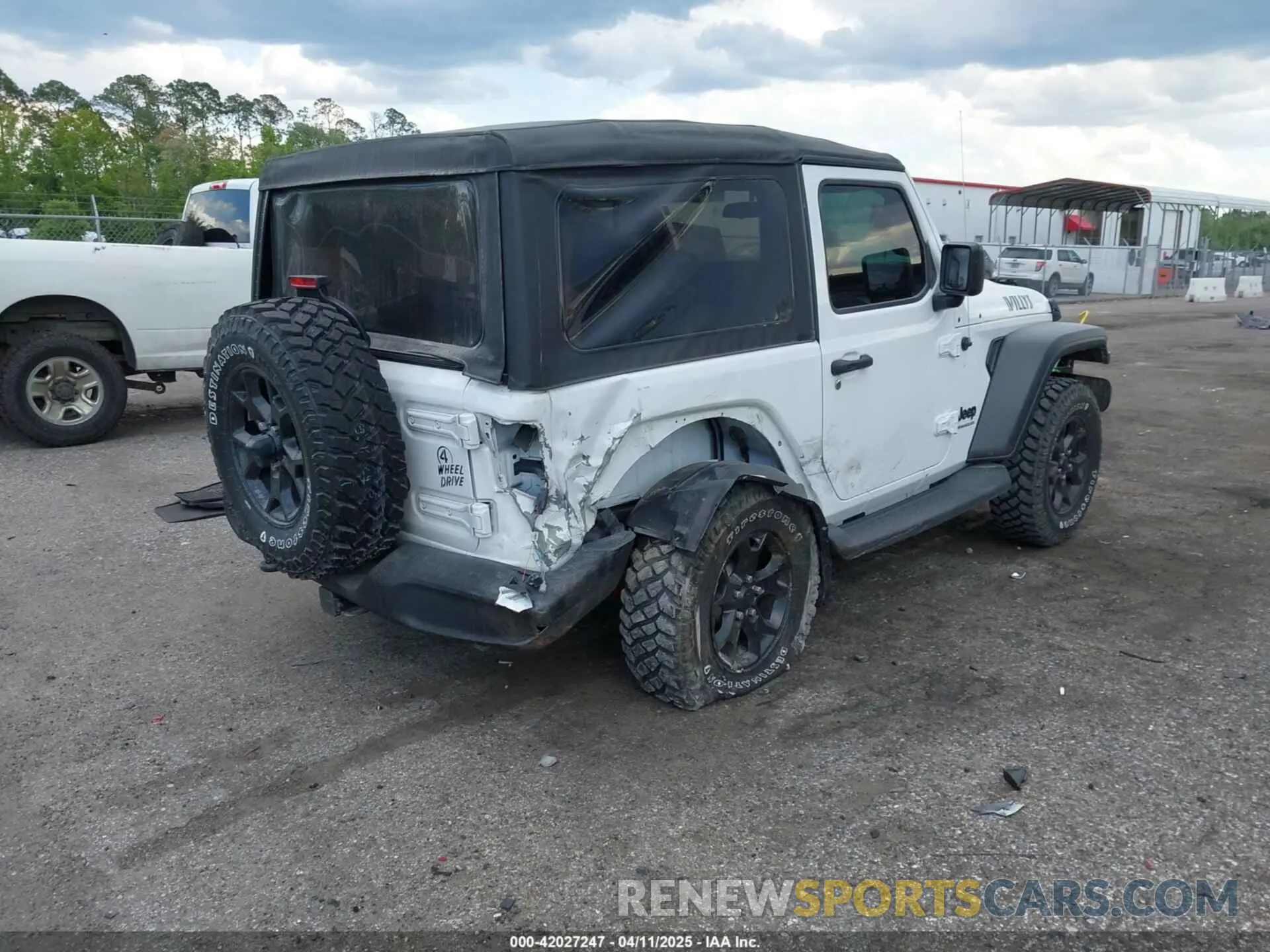 4 fotografías del automóvil dañado 1C4GJXAN9NW124190 JEEP WRANGLER 2022