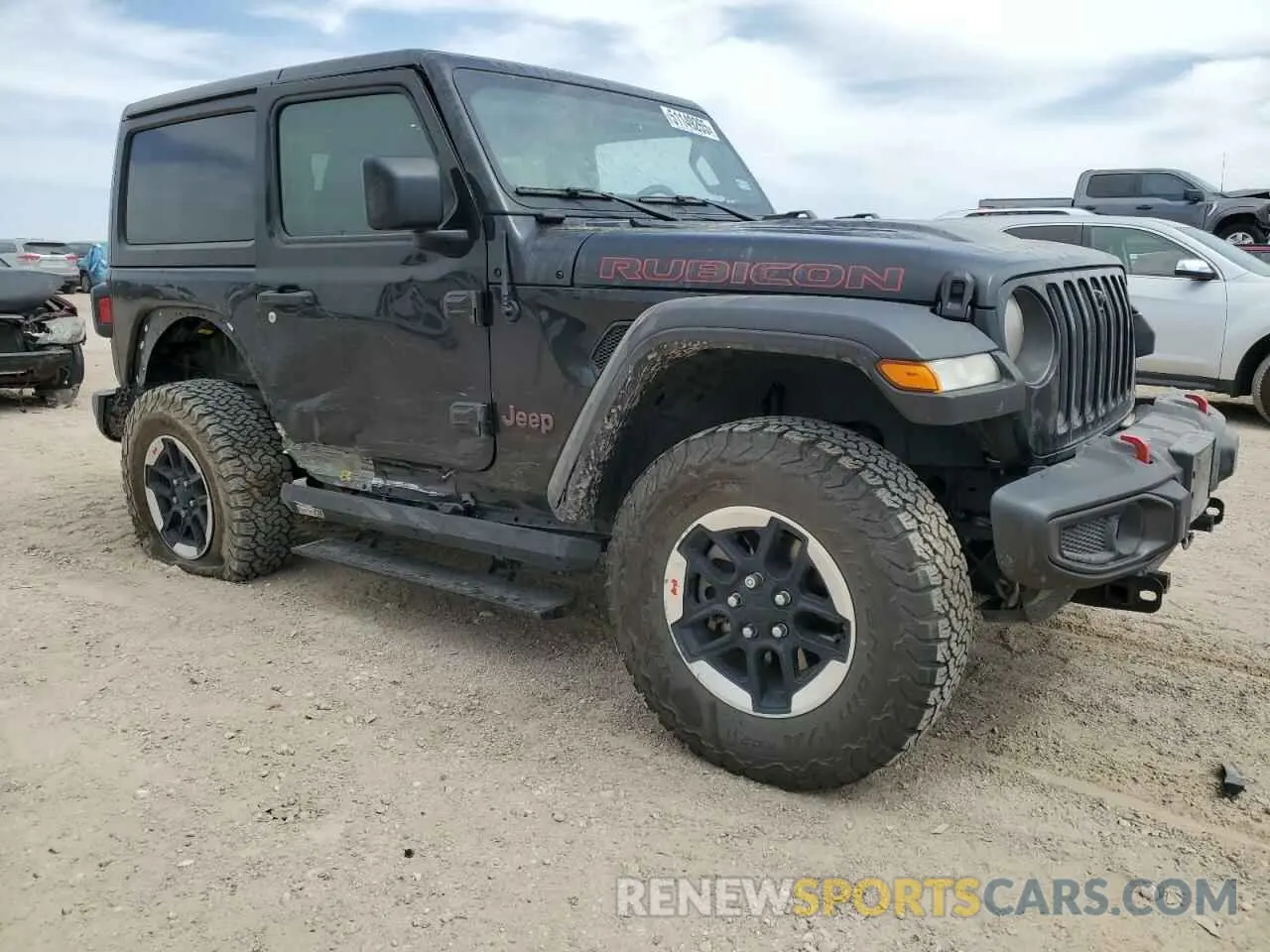 4 fotografías del automóvil dañado 1C4HJXCN0NW175899 JEEP WRANGLER 2022