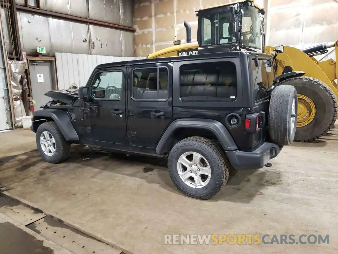 2 fotografías del automóvil dañado 1C4HJXDG3NW173936 JEEP WRANGLER 2022
