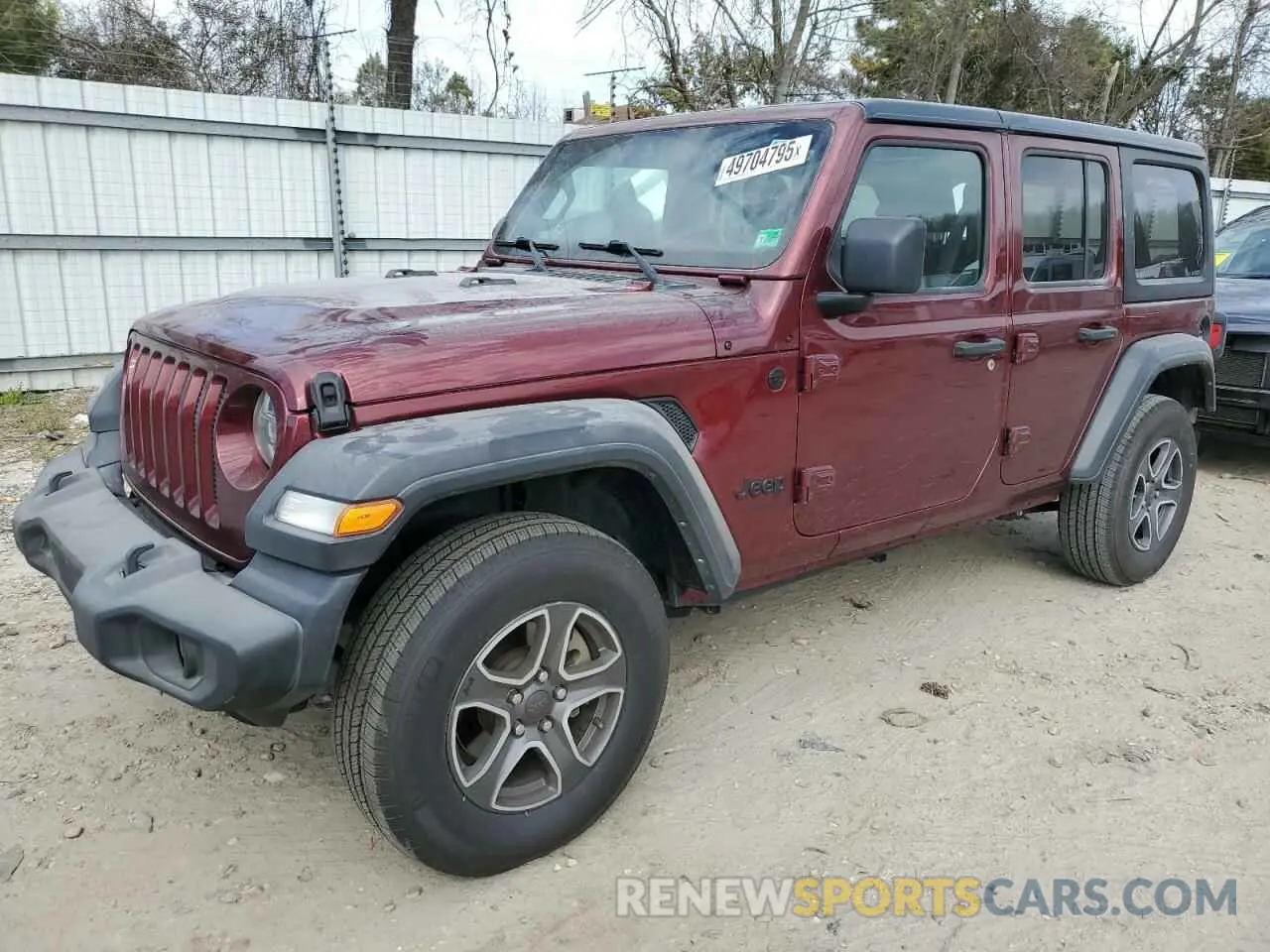 1 fotografías del automóvil dañado 1C4HJXDG5NW120932 JEEP WRANGLER 2022