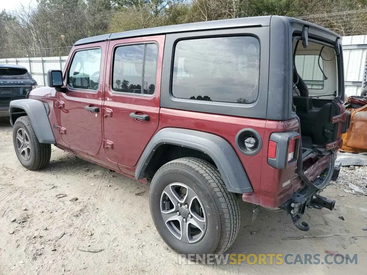 2 fotografías del automóvil dañado 1C4HJXDG5NW120932 JEEP WRANGLER 2022