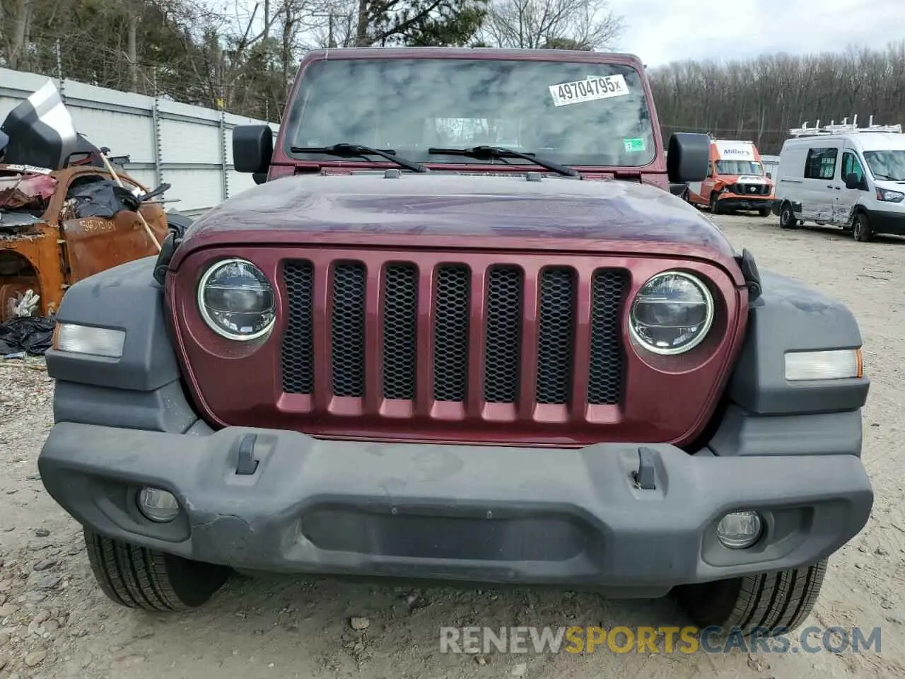 5 fotografías del automóvil dañado 1C4HJXDG5NW120932 JEEP WRANGLER 2022