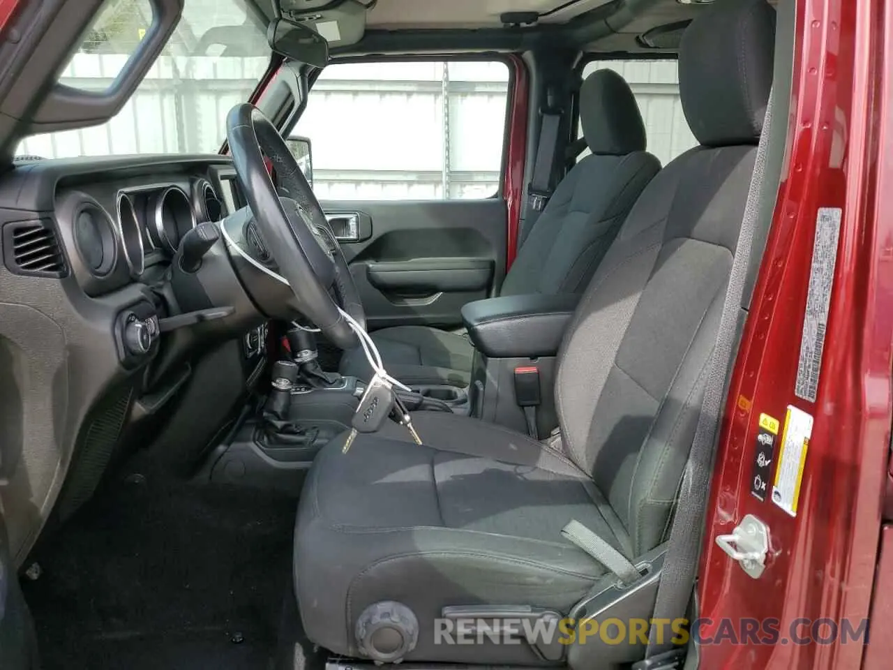 7 fotografías del automóvil dañado 1C4HJXDG5NW120932 JEEP WRANGLER 2022