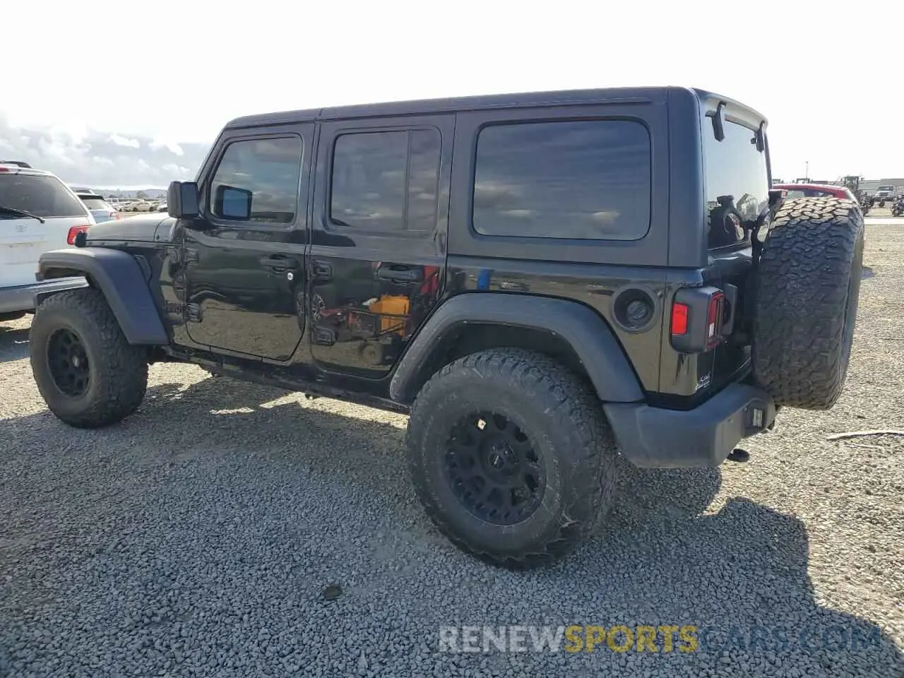 2 fotografías del automóvil dañado 1C4HJXDG5NW201087 JEEP WRANGLER 2022