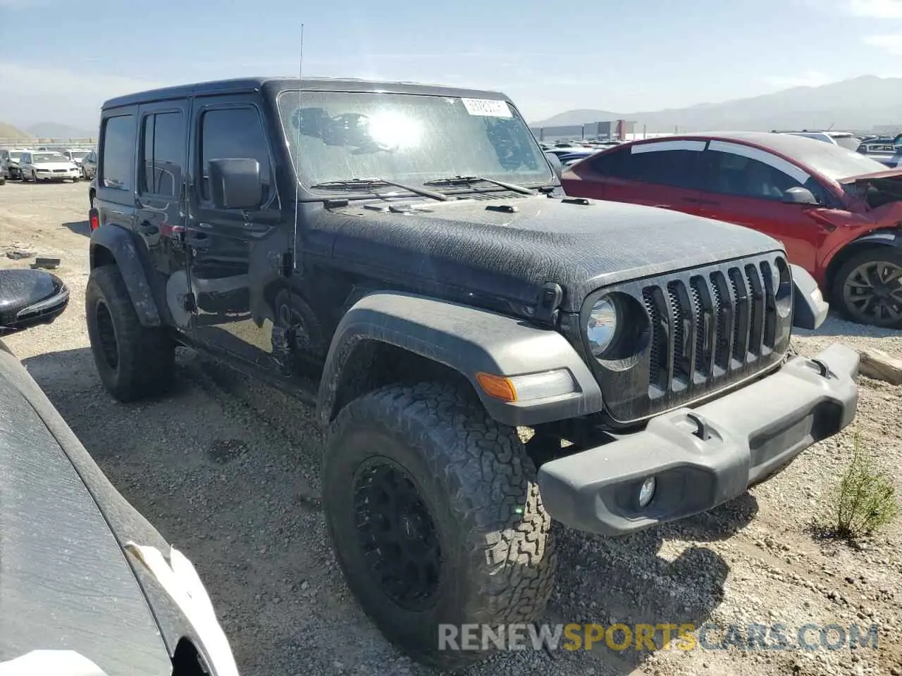 4 fotografías del automóvil dañado 1C4HJXDG5NW201087 JEEP WRANGLER 2022