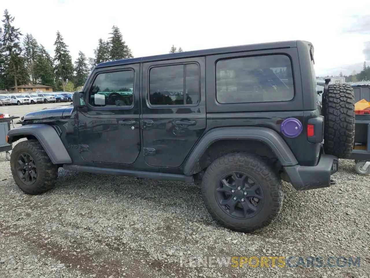 2 fotografías del automóvil dañado 1C4HJXDG6NW141997 JEEP WRANGLER 2022