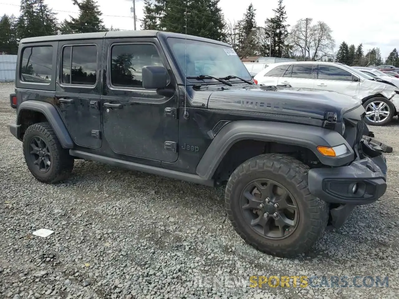 4 fotografías del automóvil dañado 1C4HJXDG6NW141997 JEEP WRANGLER 2022