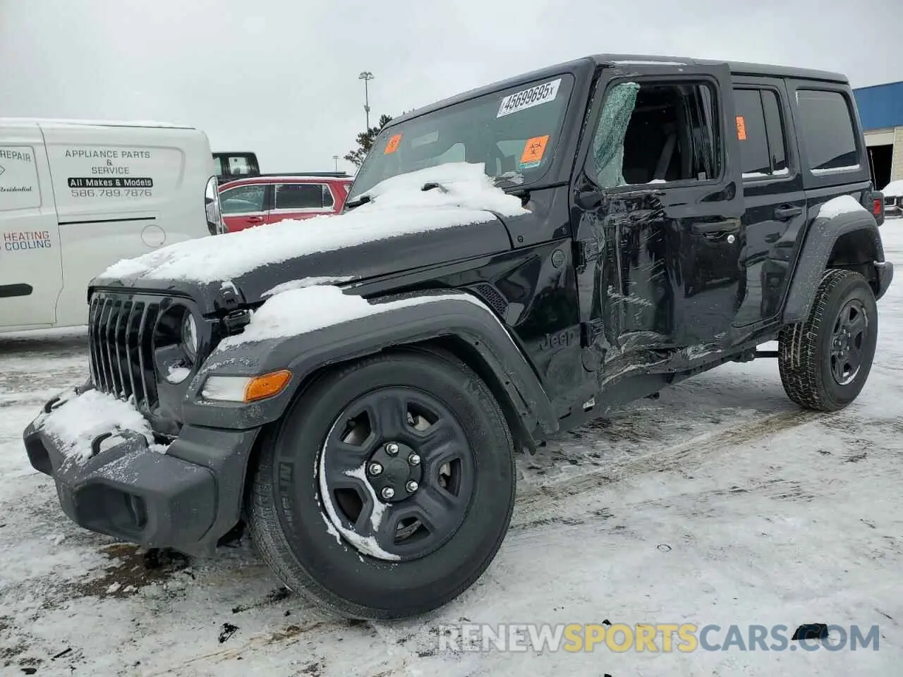 1 fotografías del automóvil dañado 1C4HJXDG7NW227321 JEEP WRANGLER 2022