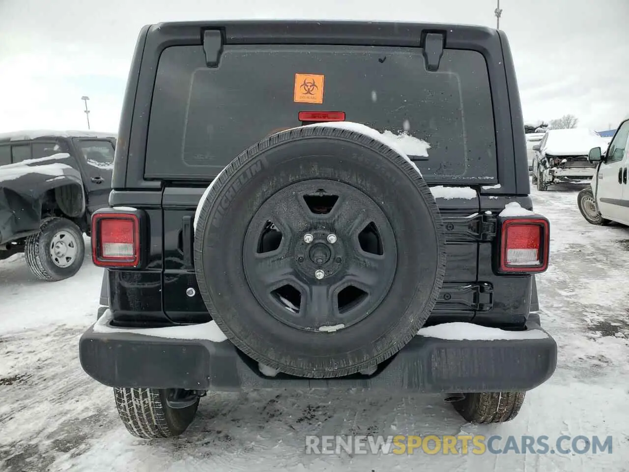 6 fotografías del automóvil dañado 1C4HJXDG7NW227321 JEEP WRANGLER 2022