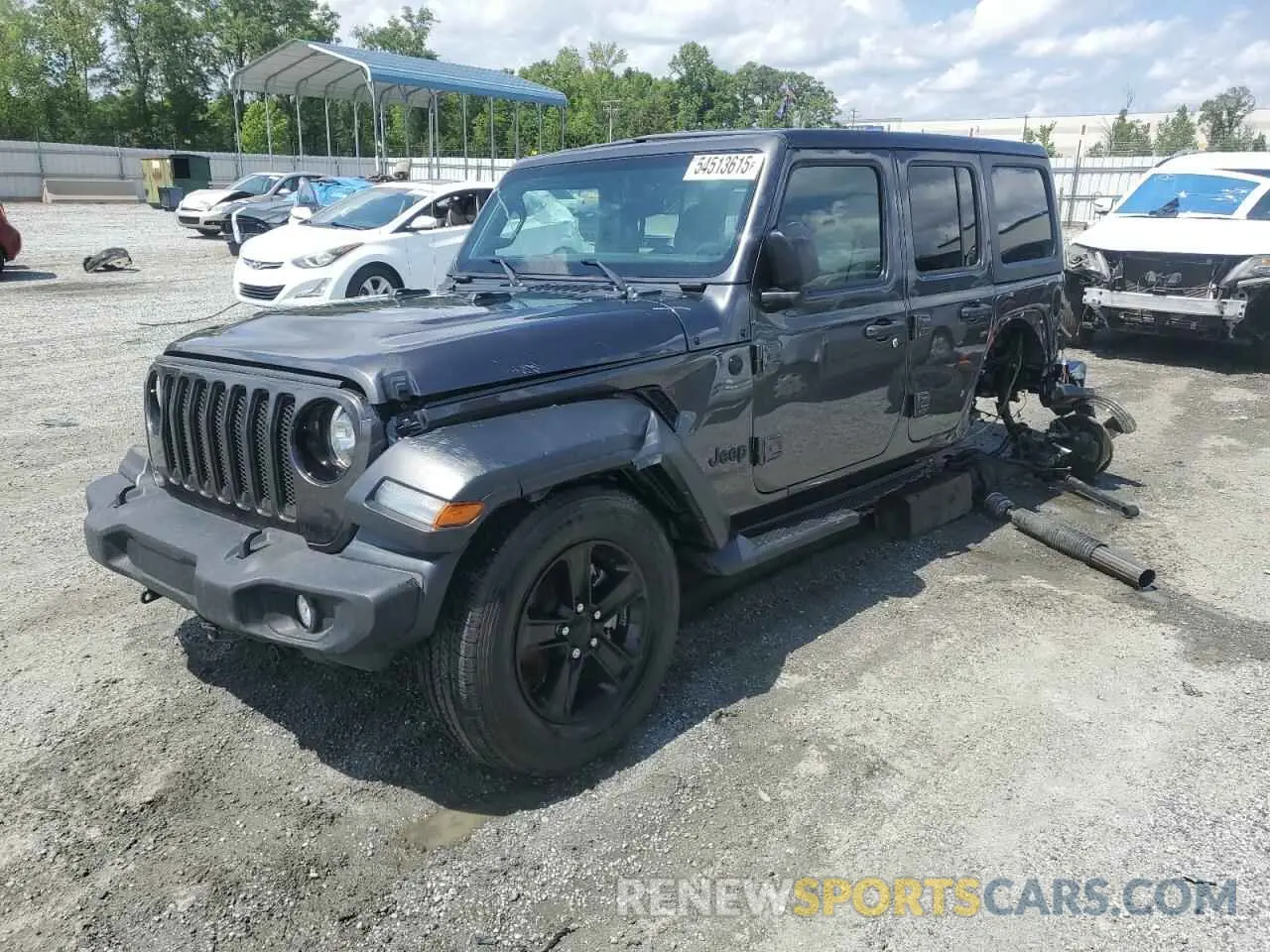 1 fotografías del automóvil dañado 1C4HJXDG9NW149351 JEEP WRANGLER 2022
