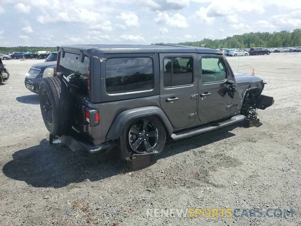 3 fotografías del automóvil dañado 1C4HJXDG9NW149351 JEEP WRANGLER 2022