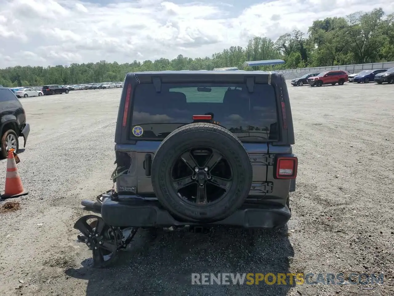 6 fotografías del automóvil dañado 1C4HJXDG9NW149351 JEEP WRANGLER 2022