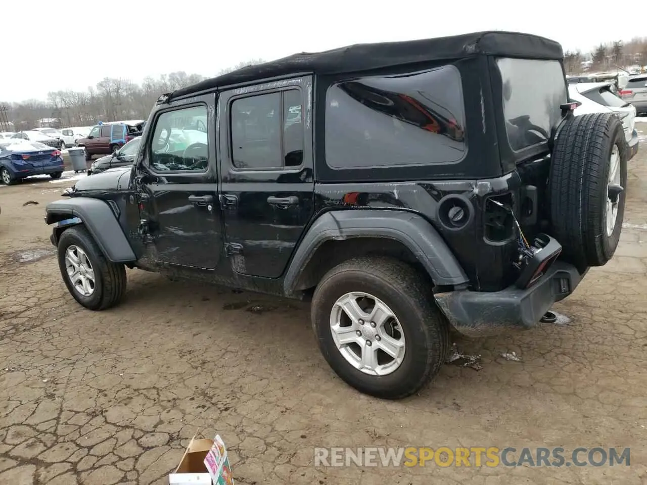2 fotografías del automóvil dañado 1C4HJXDGXNW242038 JEEP WRANGLER 2022