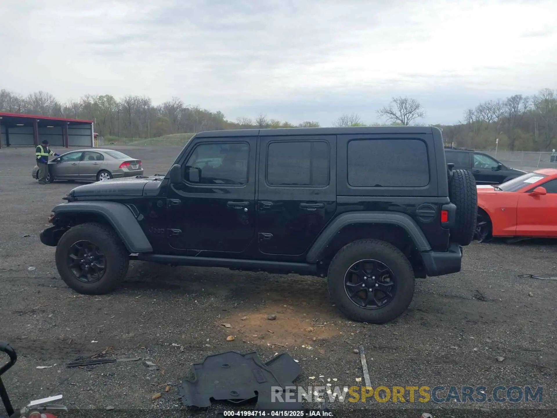 14 fotografías del automóvil dañado 1C4HJXDM8NW135415 JEEP WRANGLER 2022
