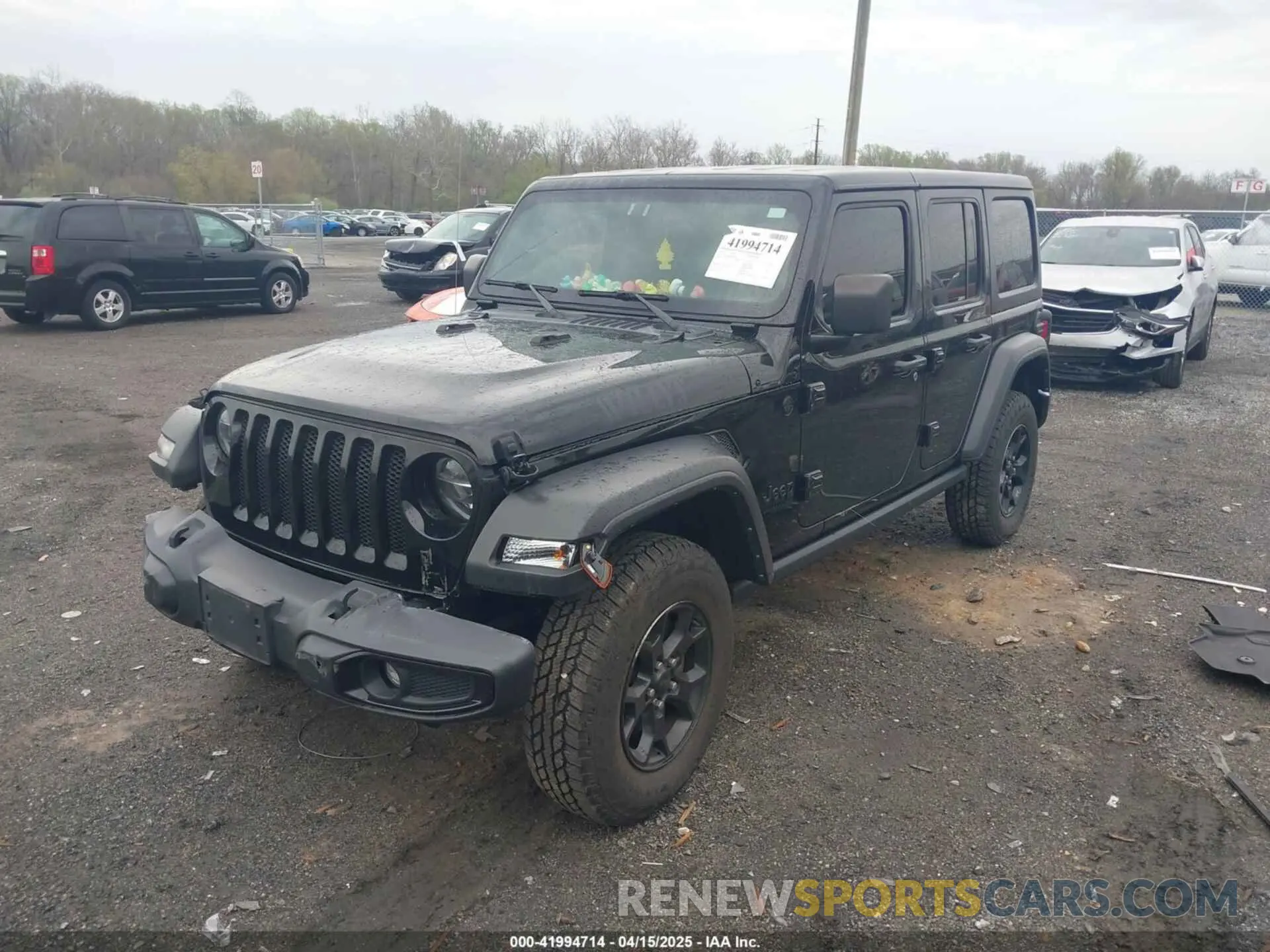 2 fotografías del automóvil dañado 1C4HJXDM8NW135415 JEEP WRANGLER 2022