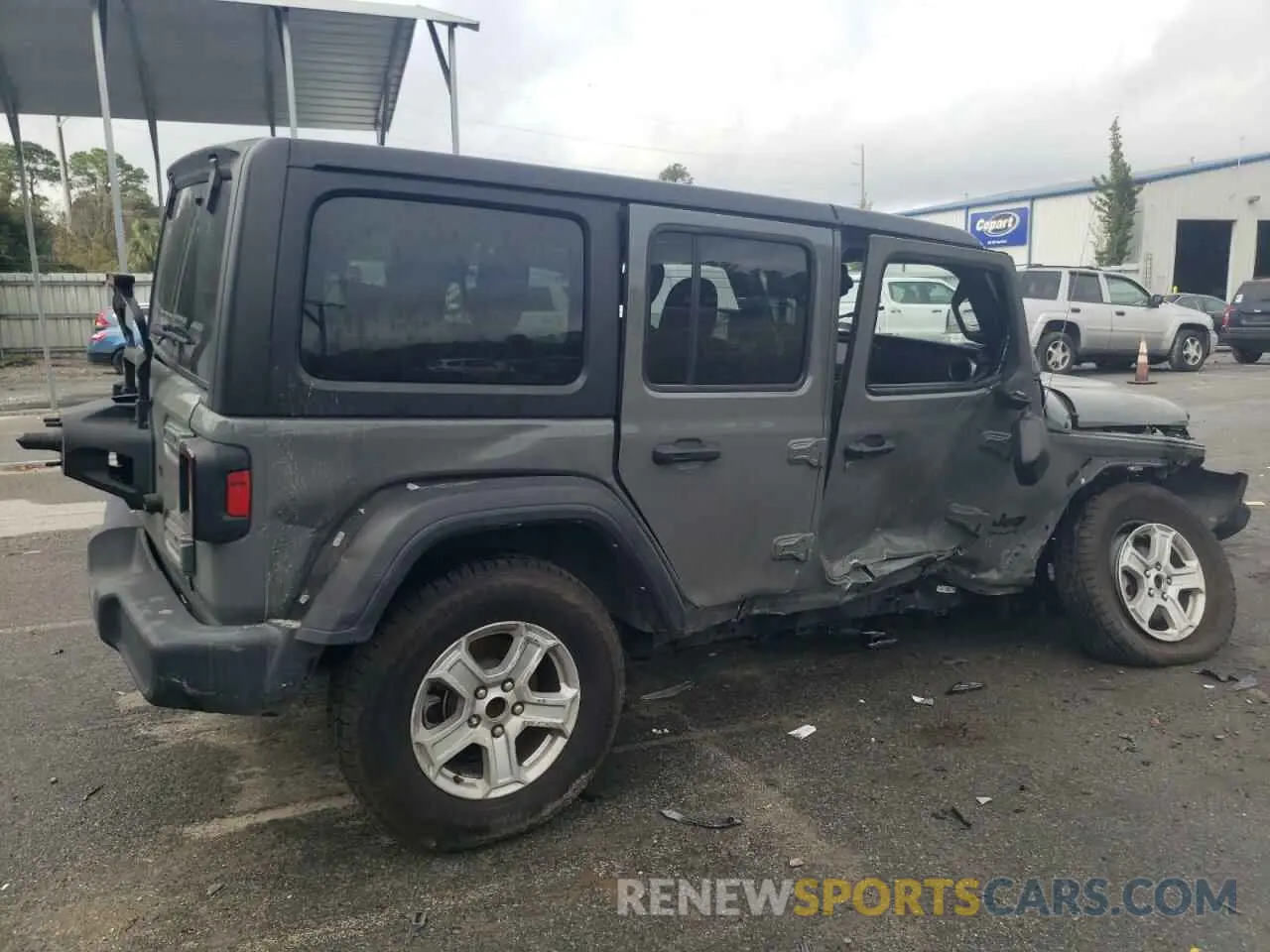 3 fotografías del automóvil dañado 1C4HJXDN2NW251007 JEEP WRANGLER 2022