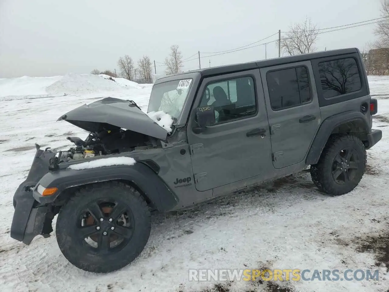 1 fotografías del automóvil dañado 1C4HJXDN2NW279504 JEEP WRANGLER 2022