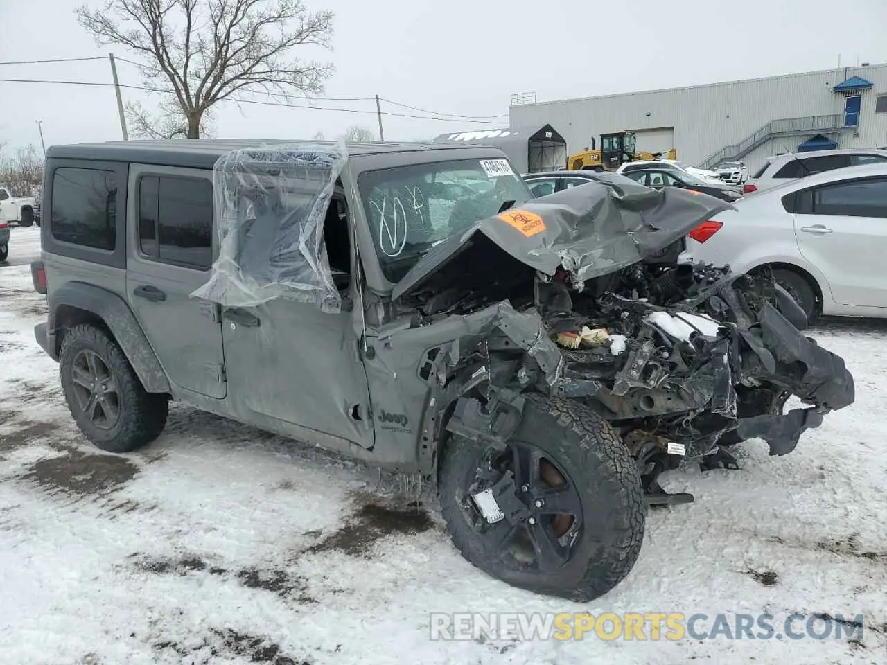 4 fotografías del automóvil dañado 1C4HJXDN2NW279504 JEEP WRANGLER 2022