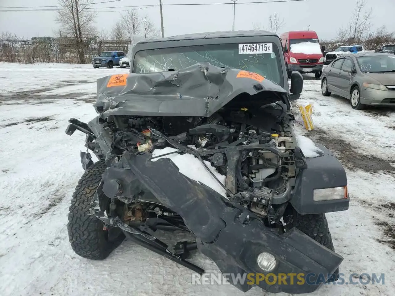 5 fotografías del automóvil dañado 1C4HJXDN2NW279504 JEEP WRANGLER 2022