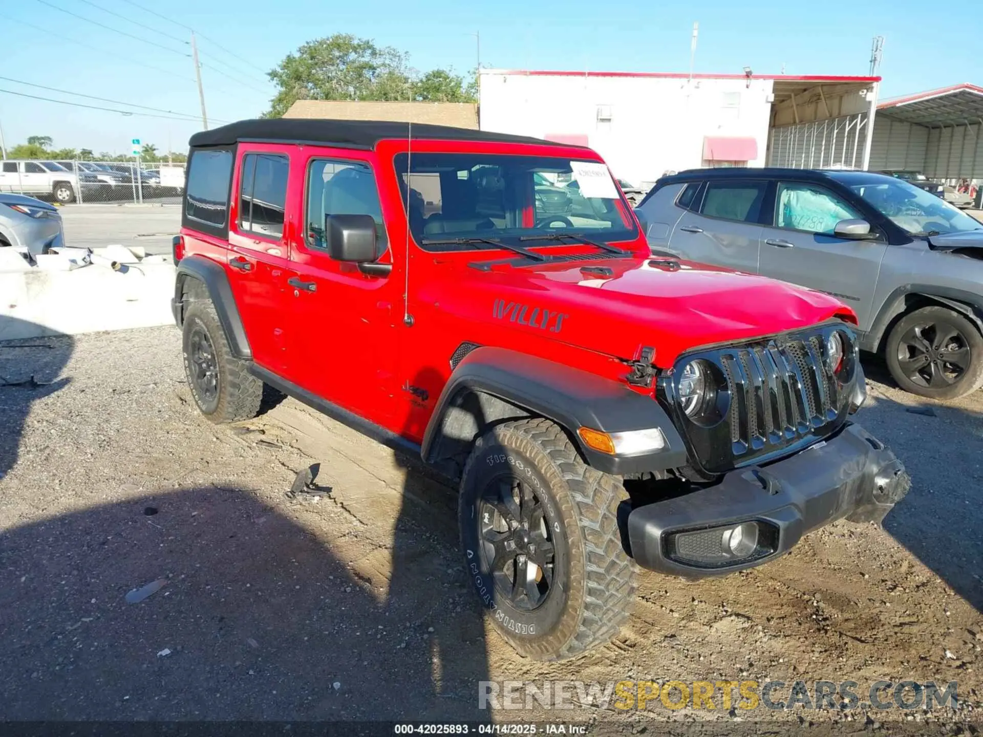 1 fotografías del automóvil dañado 1C4HJXDN3NW129708 JEEP WRANGLER 2022