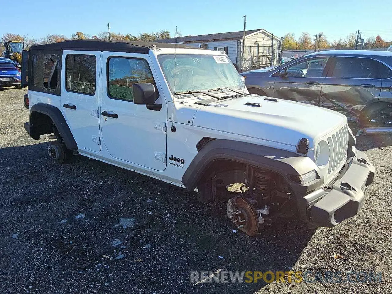 4 fotografías del automóvil dañado 1C4HJXDN7NW270183 JEEP WRANGLER 2022