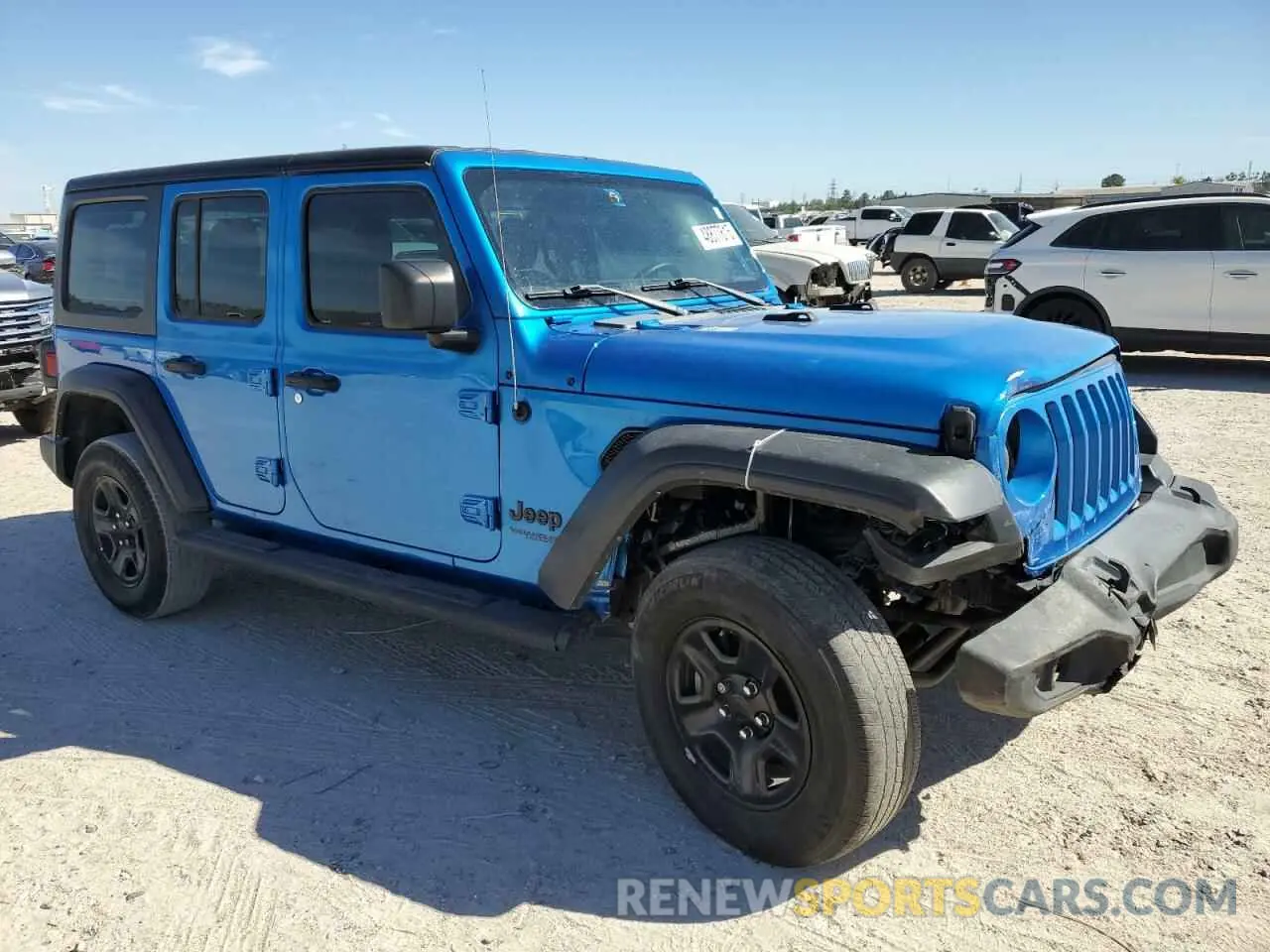 4 fotografías del automóvil dañado 1C4HJXDN8NW173946 JEEP WRANGLER 2022