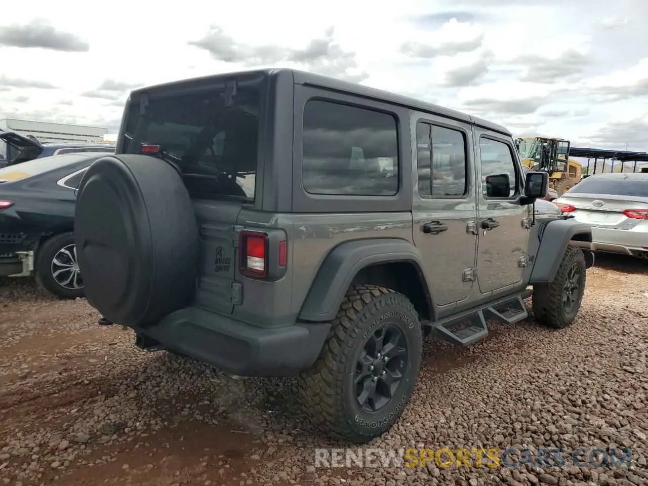 3 fotografías del automóvil dañado 1C4HJXDN8NW241324 JEEP WRANGLER 2022